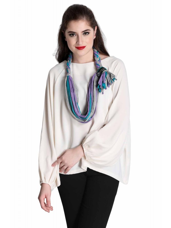 Caressa By Zenitex Multicolour Cotton Lycra Necklace