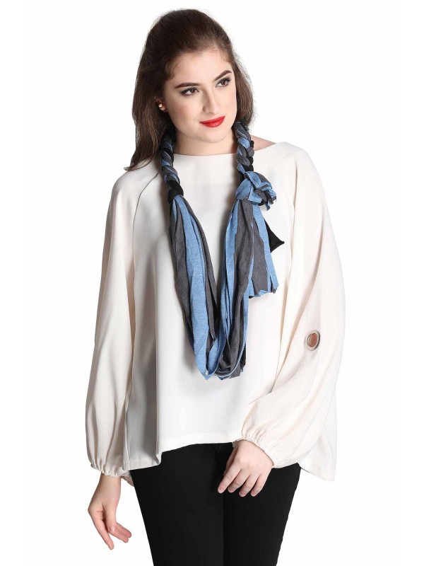 Caressa By Zenitex Multicolour Cotton Lycra Necklace