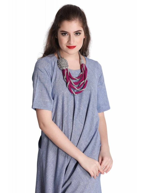 Caressa By Zenitex Multicolour Cotton Lycra Necklace