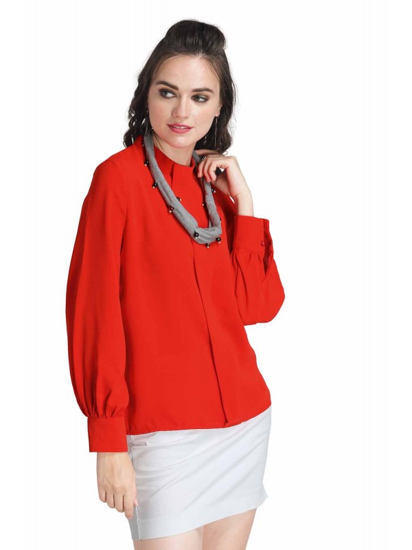 Caressa By Zenitex Grey Cotton Lycra Necklace With Black Colour Stone Beads